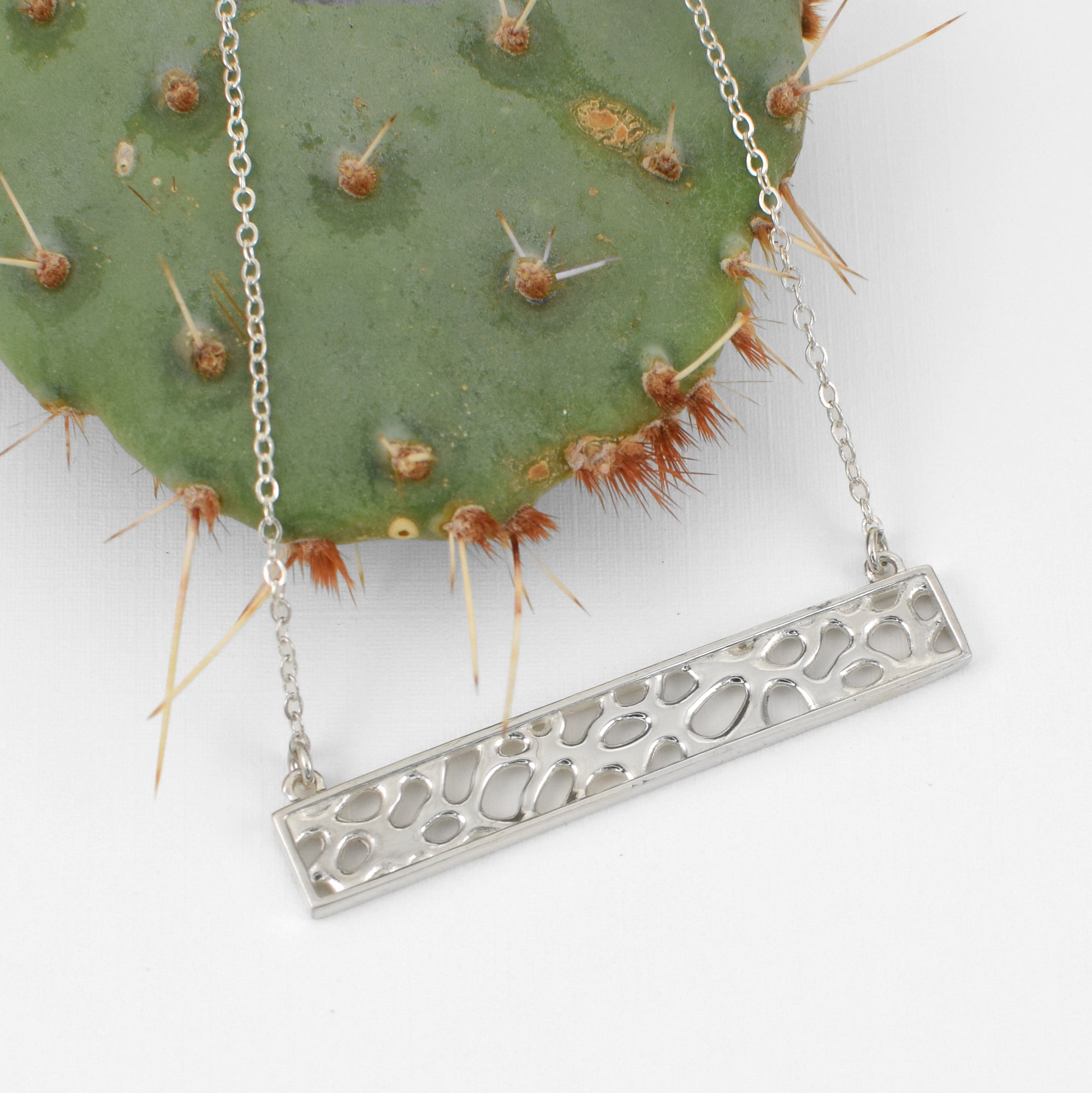 Bar Cactus Necklace