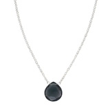 Ella Silver Gemstone Necklace
