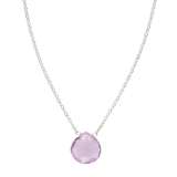 Ella Silver Gemstone Necklace