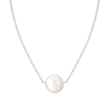 Ella Silver Gemstone Necklace
