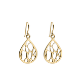 Gold Vermeil Medium Teardrop Cactus Earrings