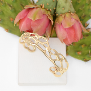 Slender Cactus Cuff Bracelet