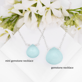 Ella Silver Mini Gemstone Necklace