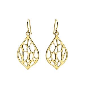 Medium Pointed Teardrop Cactus Earrings