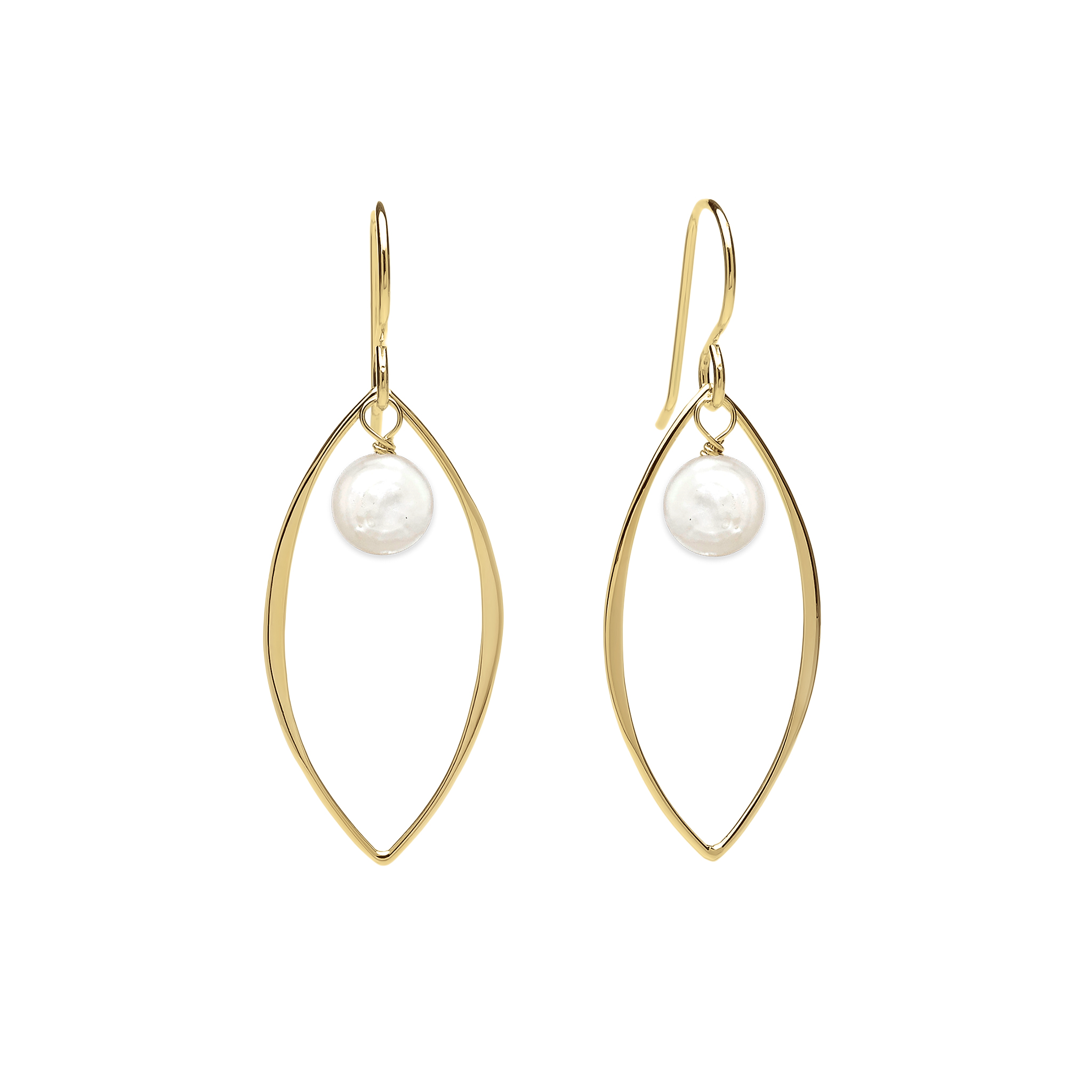 Large gold leaf earrings new arrivals