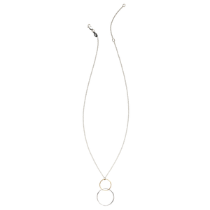 Cynthia Gold & Silver Large Linked Dangle Necklace