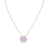 Ella Silver Mini Gemstone Necklace
